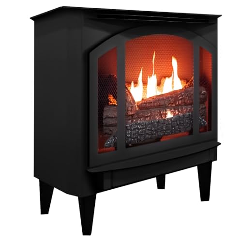 Buck Stove Model T-33 Freestanding | 32,000 BTU Heating | Vent-Free Natural Gas with Blower and Legs