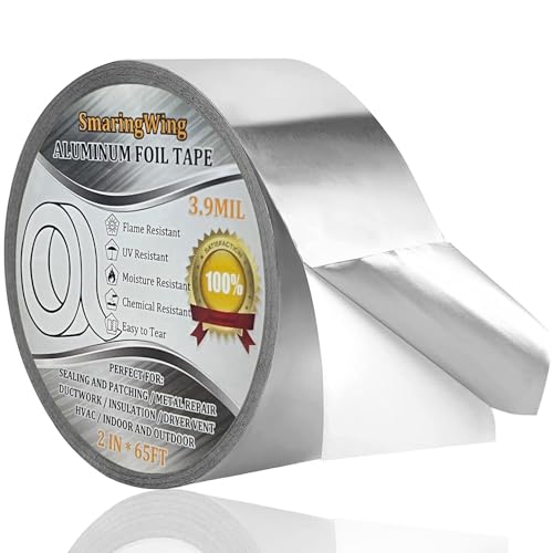 Duct Tape Heavy Duty Waterproof, Premium Aluminum Foil Tape (2