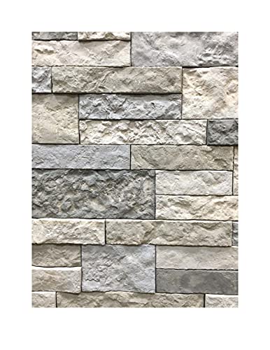 AirStone Primary Stones: Spring Creek Color Blend, Manufactured Stone Wall Covering, Indoor & Outdoor Home Décor