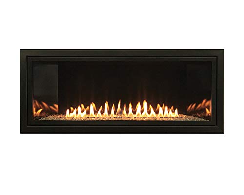 Empire Boulevard Vent-Free 36-in Natural Gas Linear IP Fireplace with Thermostat Variable Remote Control