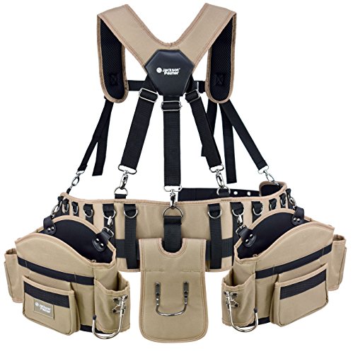 JACKSON PALMER Professional Tool Belt - Comfort Rig Tan & Black