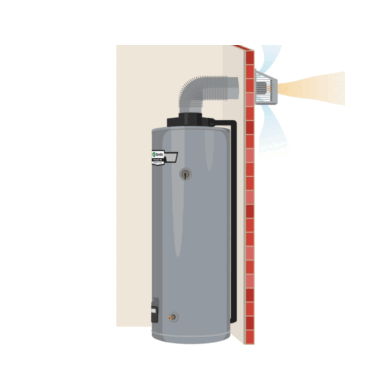 Can You Vent Gas Water Heater Through Wall
