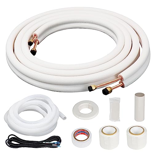 Flamorrow 25 Ft. Mini Split Line Set, 1/4