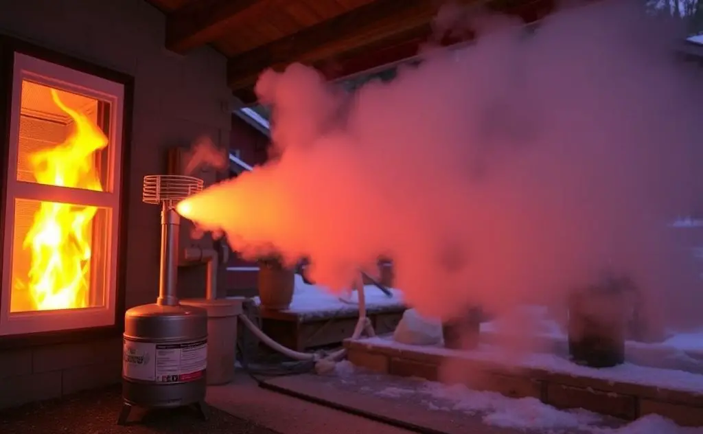 propane heater fumes and safe ventilation practices.