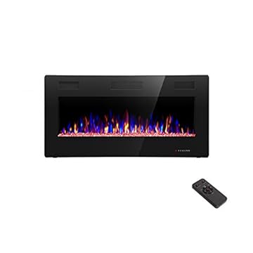 best rated recessed electric fireplace inserts