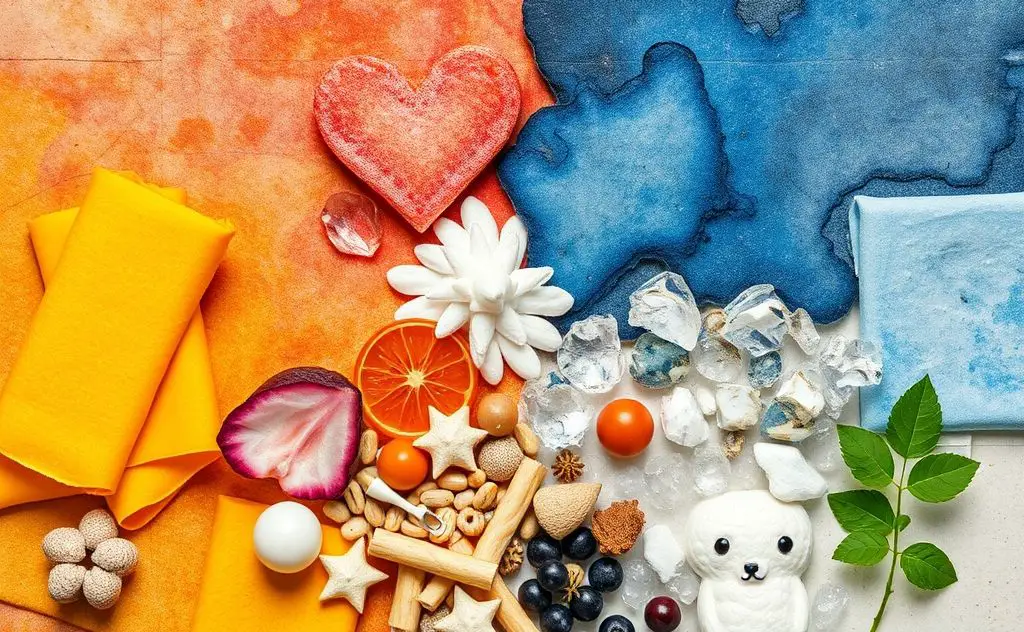 Create an image of a harmonious blend of different elements, symbolizing the concept of mixing in various contexts.