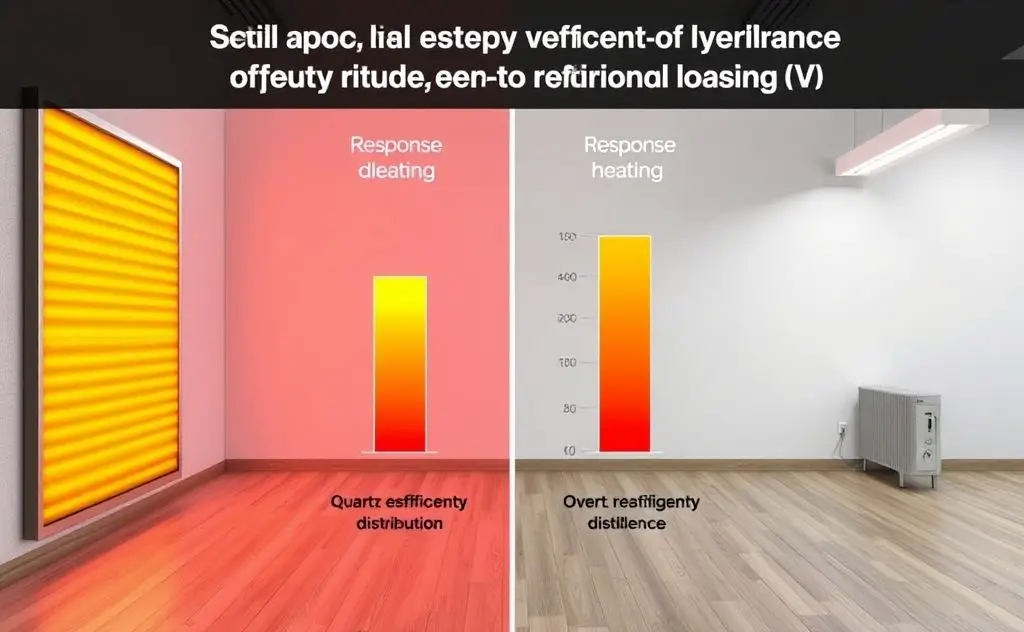 Quartz radiant heaters vs. traditional heaters efficiency