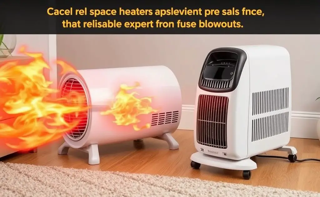 Reliable space heaters that prevent fuse blowouts.