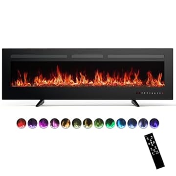 best rated recessed electric fireplace inserts