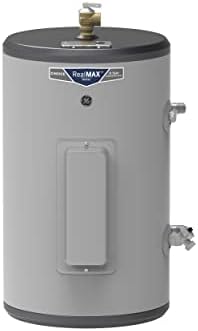 GE Appliances 10 Gallon Versatile Plug and Play Electric Water Heater with Adjustable Thermostat, Easily Installs Where You Want It, 120 Volt