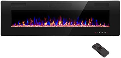 best 60 inch electric fireplace