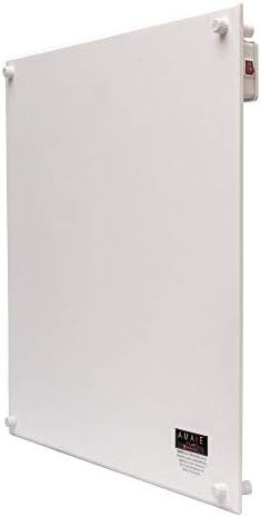 Amaze Heaters Solo 400W Convection Panel Heater - Up to 150 sq ft Energy Efficient Space Heater for Bedroom, Bathroom & Garage - 24″x24″ Paintable & Silent Electric Heating w/Wall Mount Kit