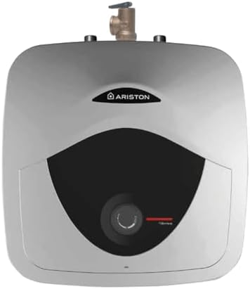 Ariston Andris Mini Tank Electric Water Heater – Heating Solution for Under Sink, RV, and Compact Spaces, Smart Boost for Versatile Heating, Simple Installation, 120-Volt, 4 Gallon Capacity