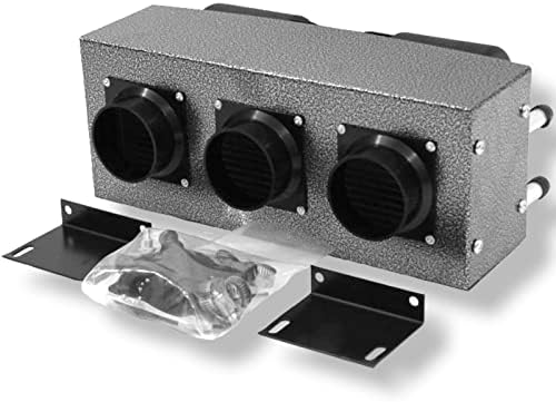 30,000 BTU High Output 12 Volt Auxiliary Heater Quiet Operation Truck Bus Van 3 Speed Fan