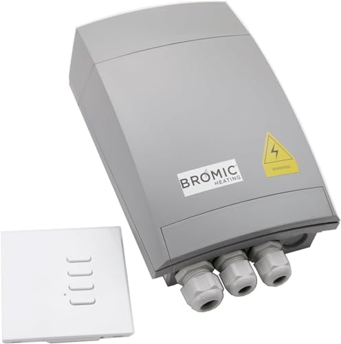 Bromic Heating BH3130010-1 On/Off Switch for Smart-Heat Electric and Gas Heaters with Wireless Remote, Tungsten On-Off Control with Remote for Bromic Heaters