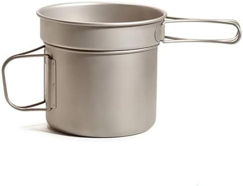 Vargo Titanium Ti-Boiler: Ultralight Double Boiler Cook System for Efficient Outdoor and Camp Cooking