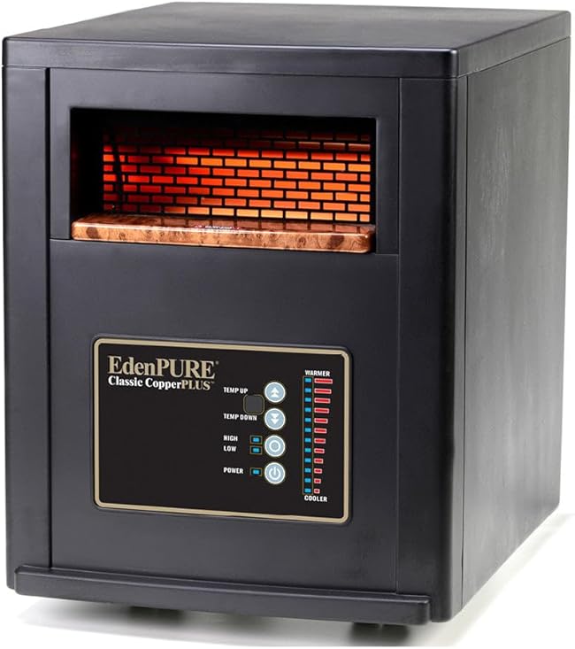 EdenPURE Classic CopperPLUS Infrared Space Heater 1500 Watt
