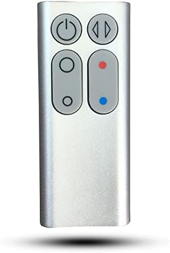 Replacement Remote Control Compatible for Dyson AM04 AM05 Fan Heater 922662-08 Hot + Cool (Silver)
