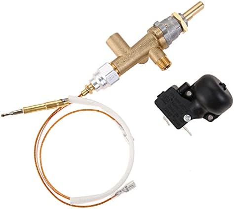 Lemfema Propane Gas Patio Heater Repair, Replacement Parts for Thermocouple Sensor & Dump Switch Controls Safety Kit,Main Control Valve with Pilot Port Kit