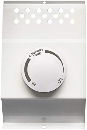 Cadet Single Pole Built-In Thermostat Kit for Electric Baseboard Heaters (Model: BTF1W), 22 Amp, White