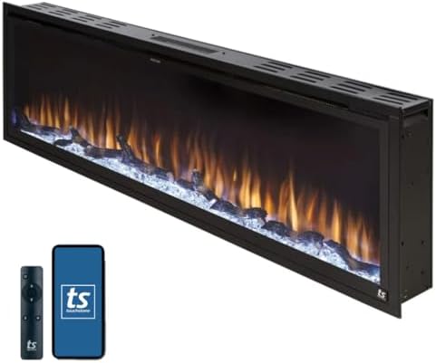best 60 inch electric fireplace