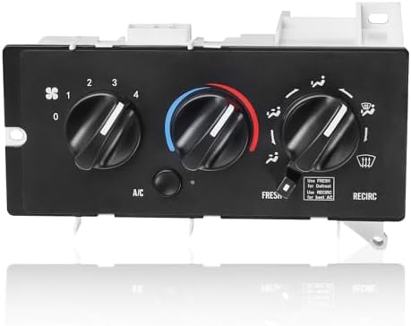AC Heater Climate Control Switch Compatible with 2001 2002 2003 2004 2005 2006 2007 Mack CH613 CV713 CXN612 CXN613 Climate Control Plate Module with Front Windshield Defog Replaces 7787-880011 3899002