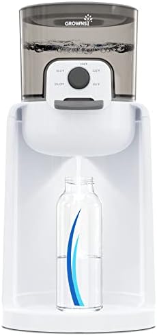 GROWNSY Instant Baby Bottle Warmer, Precise 4 Temperatures Control | Night Light, Midnight Feeding | Warm Water Dispenser for Formula in Seconds | 72H Smart Thermostat, Easy Keep Warm