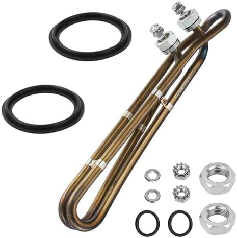 ArrogantF 4.0KW 240V Univeral Heater Element Replacement for Balboa Spa Heater Element 4.0 KW 58104 or Flo-Thru Hot Tub Spas Electric Heaters (10 inch)