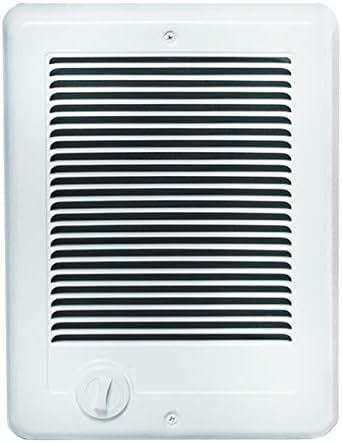 Cadet Com-Pak Electric Wall Heater Complete Unit with Thermostat (Model: CSC152TW, Part: 67506), 5120/3840 BTU, 240/208 Volt, 1500/1125 Watt, White