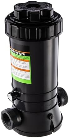 ProMotus Pool Automatic Chlorinator for Inground & Above Ground Pool, 9lbs Capacity, in-line Automatic Chlorine Feeder Dispenser Complete Kit
