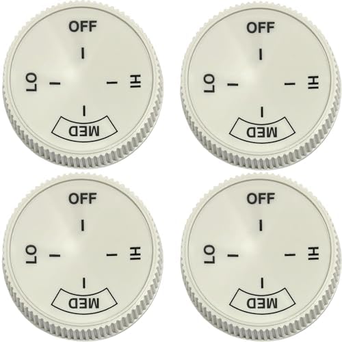 Baseboard Heater Thermostat Temperature Control Knob Marley Fahrenheat Dayton Qmark Berko, Pack of 4
