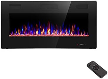 best rated recessed electric fireplace inserts