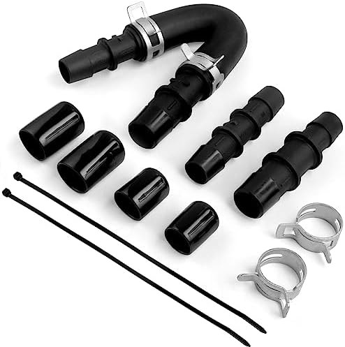 Engine Heater Core Bypass Kit with 5/8" 3/4" Hose,Compatible with GM Chevy Silverados Tahoes Yukons Honda Civic Ford Jeep,Replacement for 626-001,Universal Fit Most Common Leaking Failed Heater Core