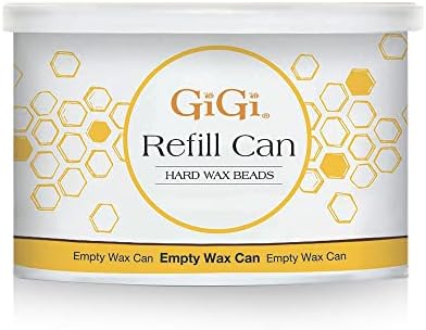 GiGi Empty Wax Refill Can for Hard Wax Beads - Professional Wax Warmer Compatible, Reusable & Heat-Resistant Container for Easy Waxing