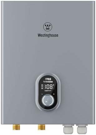 Westinghouse 18kW 240V Tankless Water Heater Electric, 4.2GPM Instant Hot Water Heater, 3-4 Point of Use Hot Water, Wi-Fi Enabled, APOLO-18k