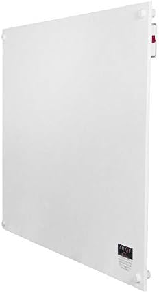 Amaze Heaters Mini 250W Electric Wall Heater - Convection Panel Heater w/Wall Mount Kit - For Up to 80 sq ft - 18″x24″ Paintable, Energy Efficient & Silent - Under Desk, Bedroom or Bathroom Heating