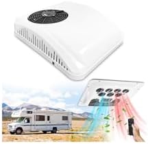 Treeligo 12V Rooftop DC Air Conditioner for RV - 10000 BTU 12 Volt AC, Ultra-Quiet, Heat and Cool, Low Power Consumption, Compact Design for Truck, Campers, Trailers, and Motorhomes