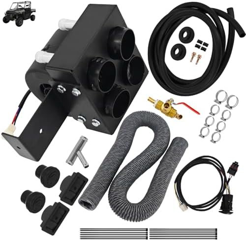 𝐔𝐩𝐠𝐫𝐚𝐝𝐞 SSHK185-00 Cab Heater Kit with Defrost, UTV Heater Set New for Polaris Ranger XP 1000 2018-2022, Replacement for Inferno SSHK185-01 SSHK115-00