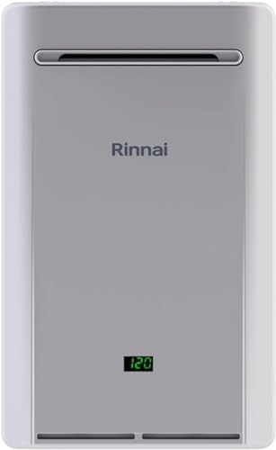 Rinnai RE199eP Non-Condensing Propane Tankless Water Heater, Up to 9.8 GPM, Outdoor Installation, 199,000 BTU
