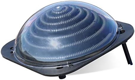 VINGLI Solar Pool Heater Above Ground Domed Solar Powered Swimming Pool Heater Contour Pool Heating Coil (1 Pack)