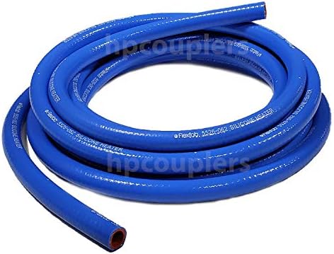 High Performance Silicone Heater Hose - 7/8" ID x 5 ft Blue (.875"|22mm)