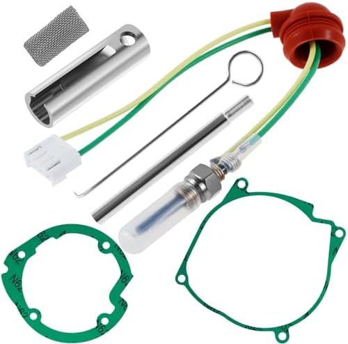 7Pcs 12V 2KW 5KW 8KW Glow Plug Repair Kit, Chinese Diesel Parking Heater Ceramic Glow Plug Heater Parking Repair Kit for Car Truck Boat Parking Heaters