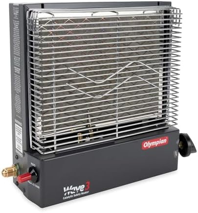 Camco Olympian Wave-3 Portable Catalytic Safety Heater for RV Use, 3,000 BTU