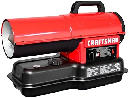 Craftsman 80,000 BTU Forced Air Kerosene Diesel Construction Portable Heater