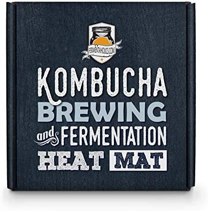Kombucha Heater | Fermentaholics Kombucha Brewing and Fermentation Heat Mat | Keep Your SCOBY Happy and Productive by Brewing in The Proper Temperature Range