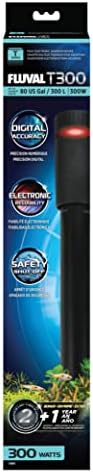 Fluval T300 Fully Electronic Heater for Freshwater Aquariums up to 80 Gal.