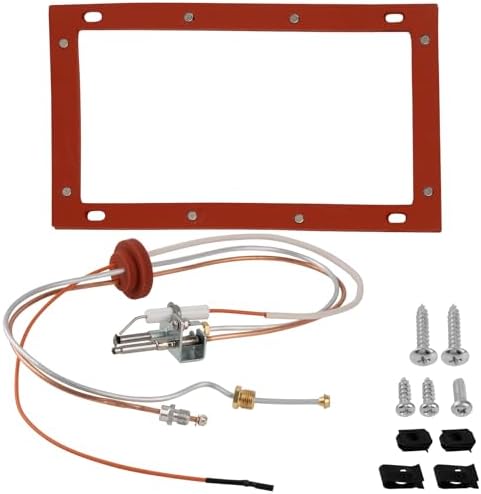 Pilot and Igniter Assembly Replacement Kit SP20075 SP20305A for Natural Gas Water Heater Compatible with Rheem, Protech, GE