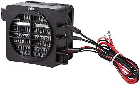 Fdit PTC Car Fan Air Heater for Small Room Space (12V 100W)