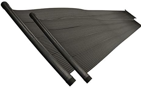 SunHeater Pool Heating System Two 2’ x 20’ Panels – Solar Heater for Inground and Aboveground Made of Durable Polypropylene, Raises Temperature, 6-10°F, S240U Black