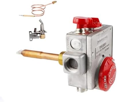 110-326 Gas Water Heater Valve,Natural Gas Water Heater Thermostat, Water Heater Replacement Parts Gas Control Valve with 1-3/8" Shank, 3-1/2" W.C